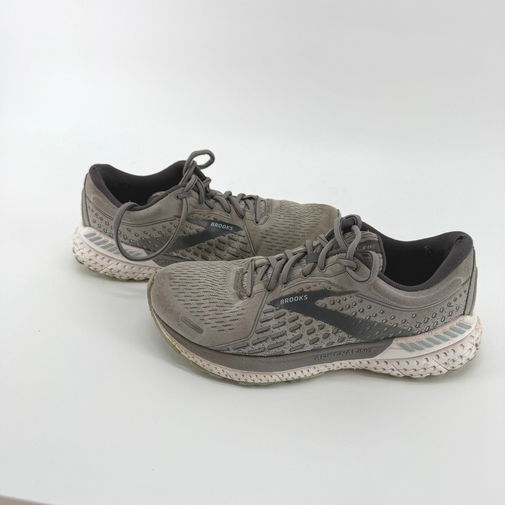 Brooks Adrenaline GTS‎ 21 Wide Womens Running Shoes Grey Sz 8 Hiking Walking Gym